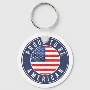 アメリカ誇りを持った国旗のTシャツのトラック帽だが キーホルダー