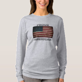 アメリカ誇りを持った国旗 Tシャツ