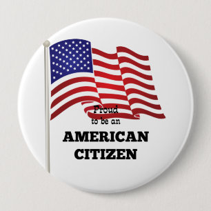 アメリカ誇りを持った国民になる 缶バッジ