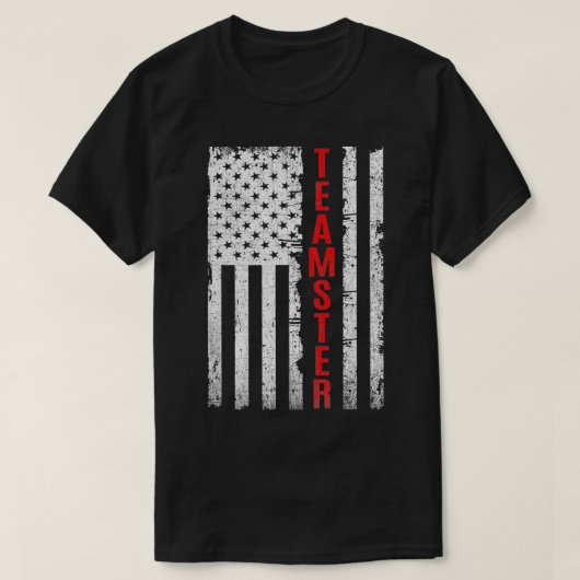 アメリカ誇りを持った州旗動揺して Tシャツ (デザイン正面)