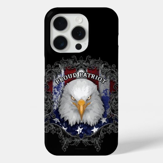 アメリカ誇りを持った愛国者 Case-Mate iPhoneケース (裏面)