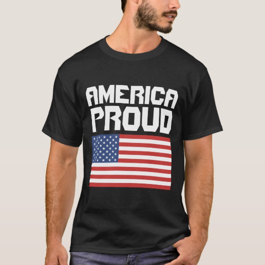 アメリカ誇りを持ったTシャツ Tシャツ (正面)