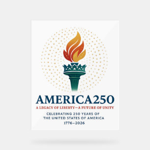 アメリカ誕生日250 アクリルサイン