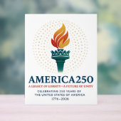 アメリカ誕生日250 アクリルサイン (ニュートラル)
