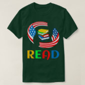 アメリカ読全土で Tシャツ (デザイン正面)