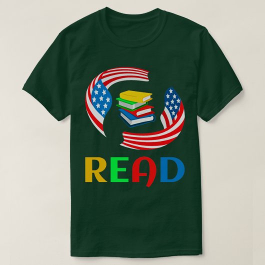 アメリカ読全土で Tシャツ (デザイン正面)