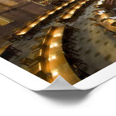 アメリカ議会図書館閲覧室、ワシントンDC ポスター (角)