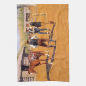 アメリカ買のポロのポニー キッチンタオル (縦)