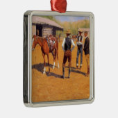 アメリカ買のポロのポニー メタルオーナメント (右)