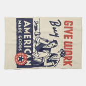 アメリカ買人 キッチンタオル (横)