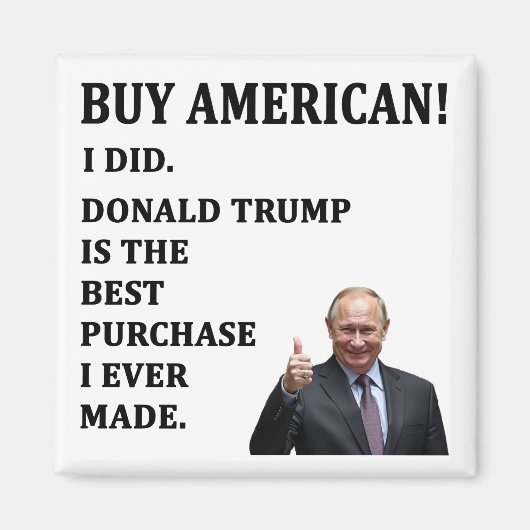 アメリカ買人 マグネット (正面)