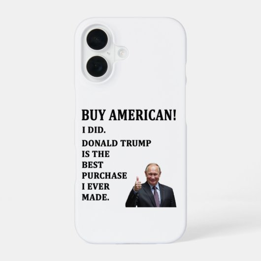 アメリカ買人 iPhone 16ケース (裏面)