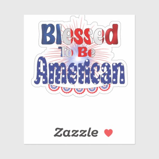 アメリカ賛美人になる シール (シート)