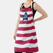 アメリカ赤白と青を祝福する神 エプロン (インサイチュ)