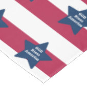 アメリカ赤白と青を祝福する神 テーブルクロス (アングル)