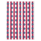 アメリカ赤白と青を祝福する神 テーブルクロス (正面)