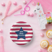 アメリカ赤白と青を祝福する神 ペーパーボウル (パーティー)