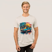 アメリカ車 トライブレンドTシャツ (正面全面)