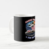 アメリカ軍のパレード愛国者軍 コーヒーマグカップ (正面左)