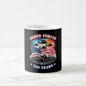 アメリカ軍のパレード愛国者軍 コーヒーマグカップ (中央)