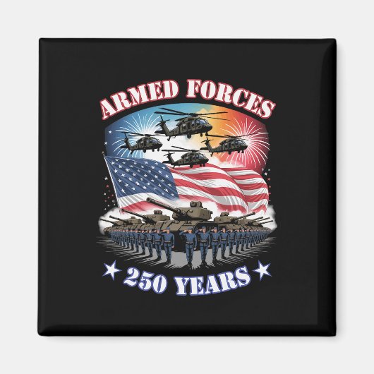 アメリカ軍のパレード愛国者軍 マグネット (正面)