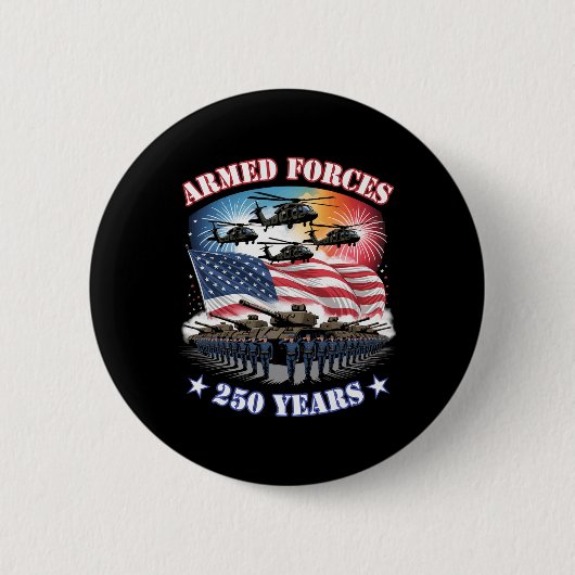 アメリカ軍のパレード愛国者軍 缶バッジ (正面)