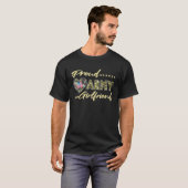 アメリカ軍の彼女が誇り US フラッグ ドッグタグ ミリタリー Tシャツ (正面フル)