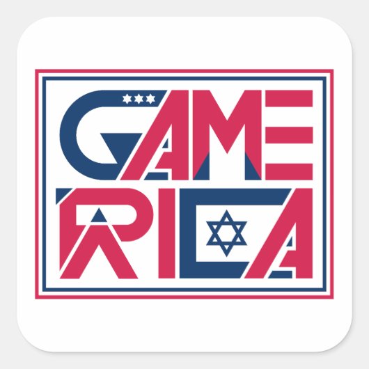 アメリカ軍ゲーム スクエアシール (正面)