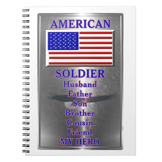 アメリカ軍人の愛国心 ノートブック (正面)
