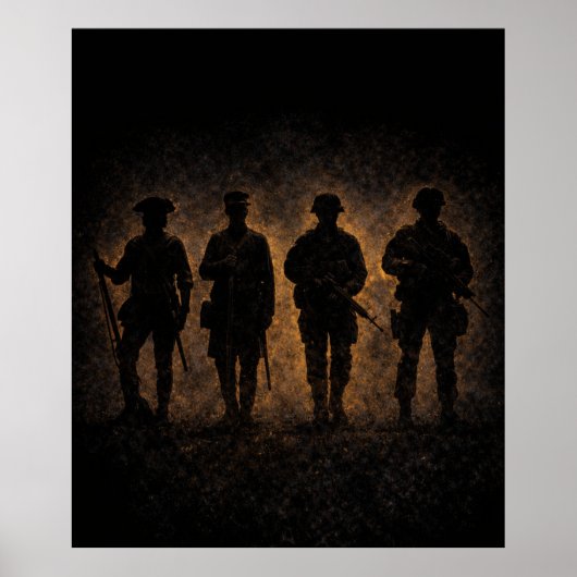 アメリカ軍人の進化  ポスター (正面)