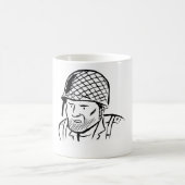 アメリカ軍兵士イラスト コーヒーマグカップ (中央)
