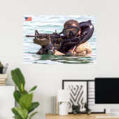 アメリカ軍戦闘員 ポスター (ホームオフィス)