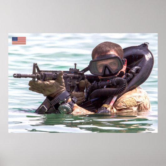 アメリカ軍戦闘員 ポスター (正面)