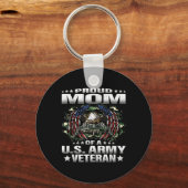 アメリカ軍誇りを持った退役軍人軍隊の母モテ キーホルダー (正面)