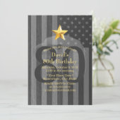 アメリカ軍退役軍人ハゲワシ誕生日パーティー 招待状 (スタンド正面)