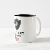 アメリカ軍隊アカデミーマグカップ – 愛国兵 ツートーンマグカップ (正面右)