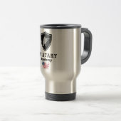 アメリカ軍隊アカデミーマグカップ – 愛国兵 トラベルマグ (正面右)