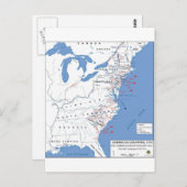 アメリカ軍隊革命 ポストカード (正面/裏面)