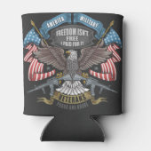 アメリカ軍隊（国旗とワシあり） 缶クーラー (裏面)