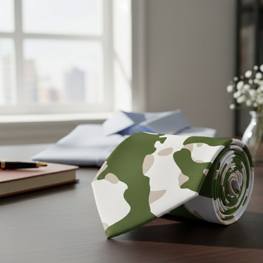 アメリカ軍 ミリタリー カモフラージュ グリーン カモ ネックタイ ネクタイ