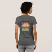 アメリカ軍 - 感謝 Tシャツ (裏面フル)