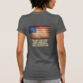アメリカ軍 - 感謝 Tシャツ (裏面)
