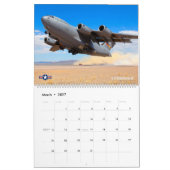 アメリカ軍 航空 カレンダー (3月 2027)