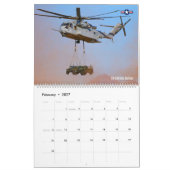 アメリカ軍 航空 カレンダー (2月 2027)