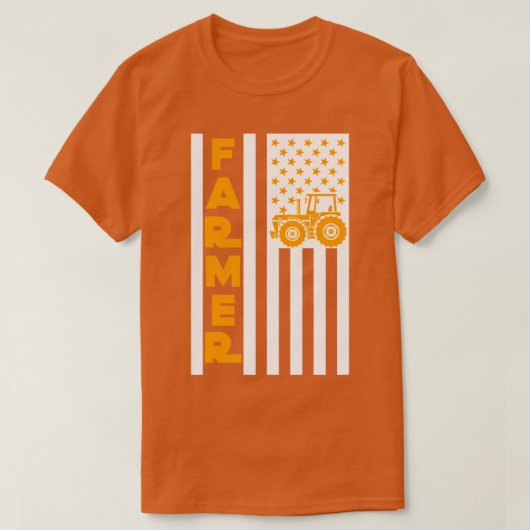 アメリカ農家ギフト愛国的誇りを持った農家 Tシャツ (デザイン正面)