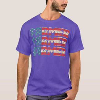 アメリカ農家米国国旗の農業農業 Tシャツ