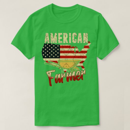 アメリカ農家7 Tシャツ (デザイン正面)