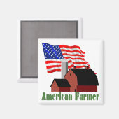 アメリカ農家 マグネット (正面/裏面)