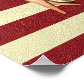 アメリカ迷彩柄ビキニバベ ポスター (角)