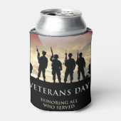 アメリカ退役軍人の日 缶クーラー (缶正面)